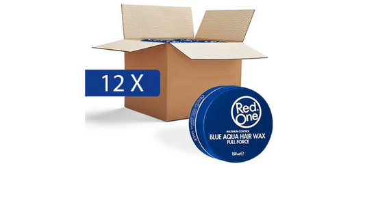 Red one Blue Hair Wax 12 Pieces