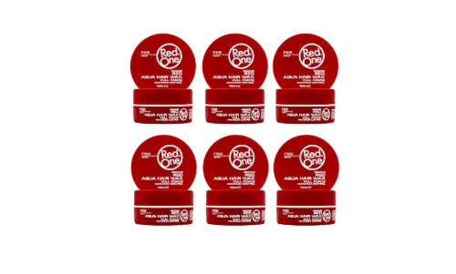 Red One Red Aqua Hair Wax - 150 ml - Value pack 6 pieces