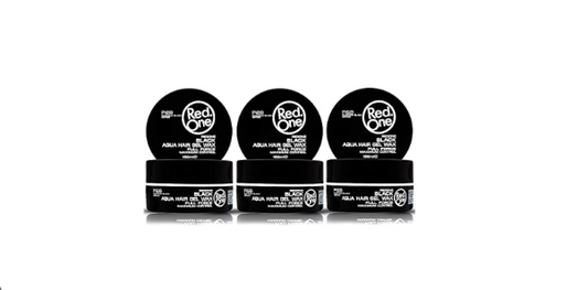 Red One Black Aqua Hair Gel Wax 150ml - Value pack 3 pieces