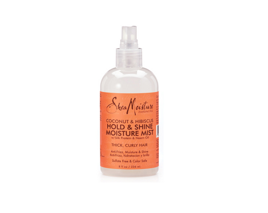 Shea Moisture Coconut & Hibiscus Hold & Shine Moisture Styling Mist 8oz