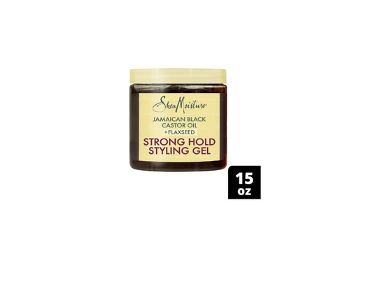 Shea Moisture Strong Hold Jamaican Black Castor Oil + Flaxseed Styling Gel  15oz