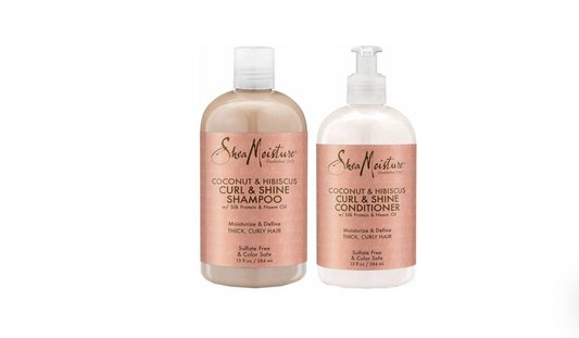 Shea Moisture Coconut & Hibiscus - Shampoo & Conditioner Set 384 ml