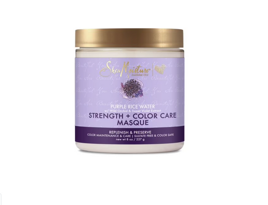 Shea Moisture Purple Rice Water Strength & Color Care Masque 8oz