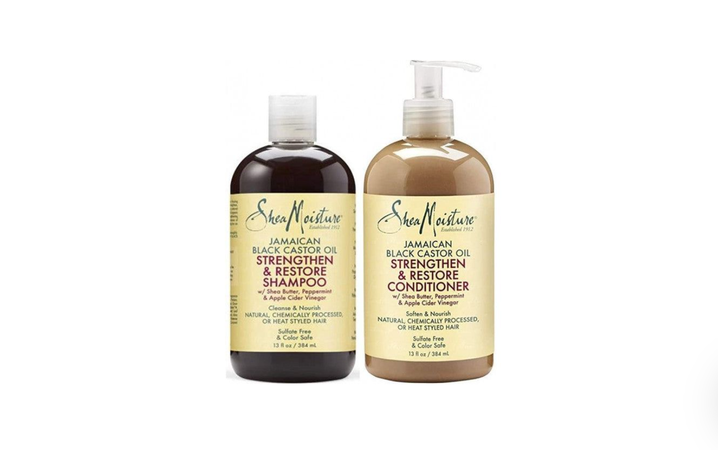 Shea Moisture Jamaican Black Castor Oil - Shampoo & Conditioner Set