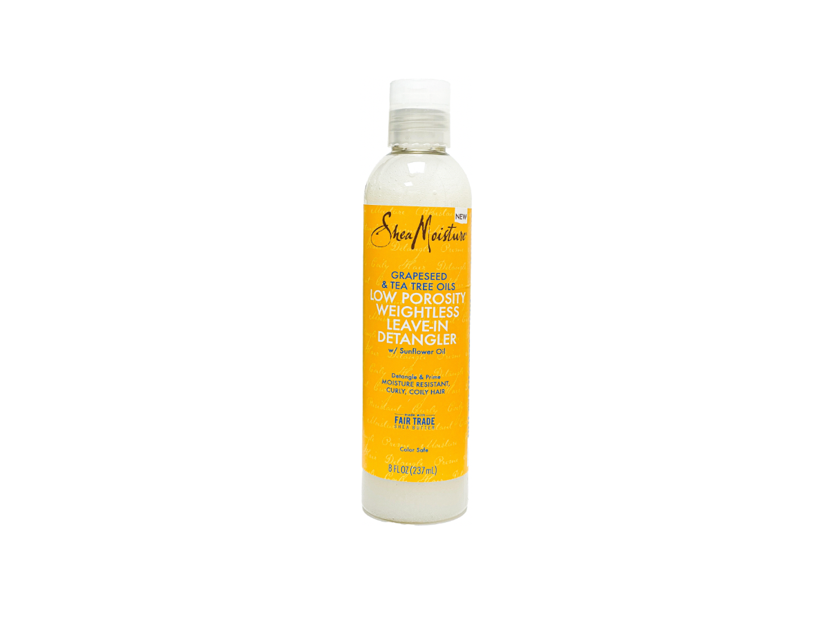 Shea Moisture Grape Seed & Tea Tree Oils - Low Porosity Leave-In Detangler 8oz