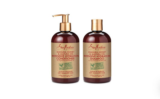 Shea Moisture Manuka Honey & Mafura Oil - Shampoo & Conditioner - Set of 2 x 384 ml