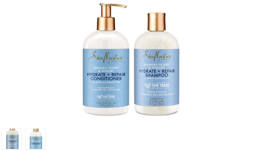 Shea Moisture Manuka Honey & Yogurt - Shampoo and Conditioner - Set of 2 x 384 ml