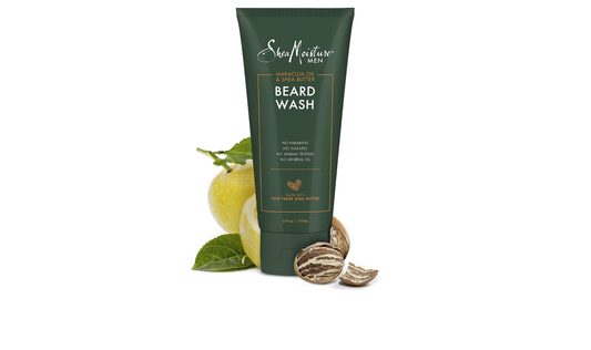 Shea Moisture Men Beard Wash Maracuja Oil & Shea Butter 6oz