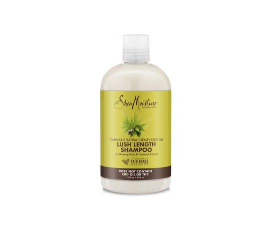 Shea Moisture Cannabis Sativa (Hemp) Seed Oil Lush Length Shampoo 13oz