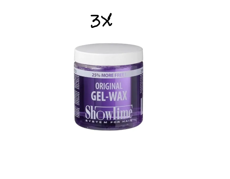Showtime Original Gel Wax Value Box - 3 x 250 ml