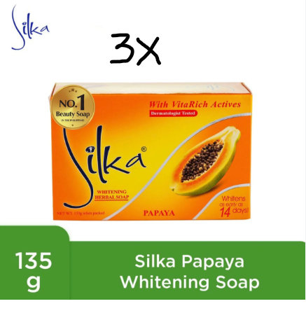 Silka Papaya soap 3 x 135 grams