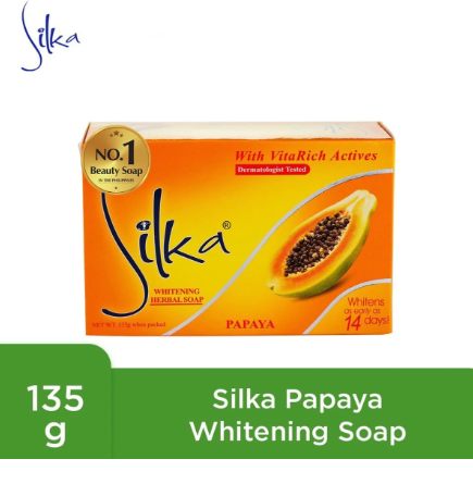 SILKA Whitening Herbal Papaya Soap 135g
