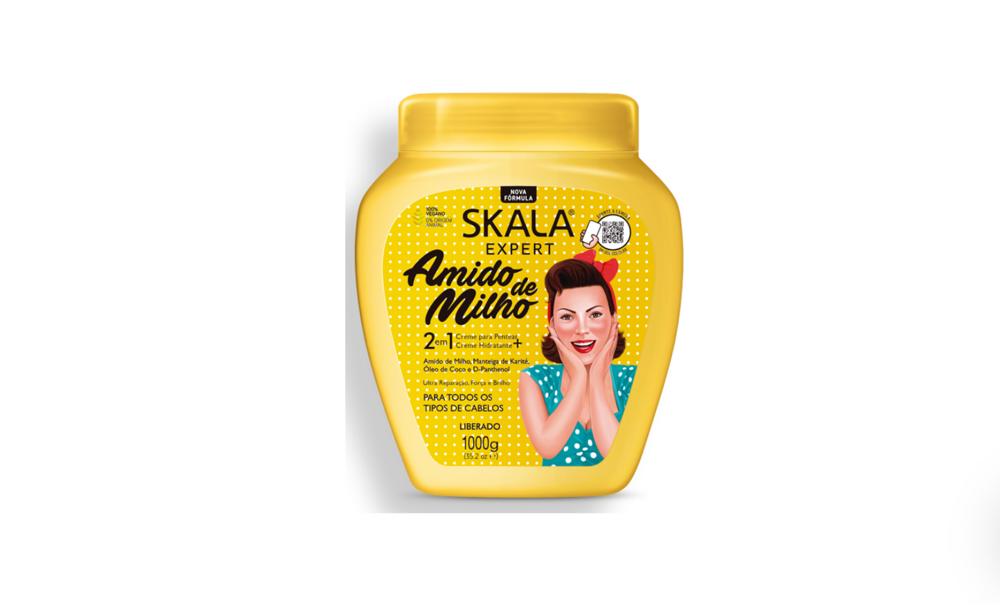 Skala Amido de Milho Co-Wash 1000g