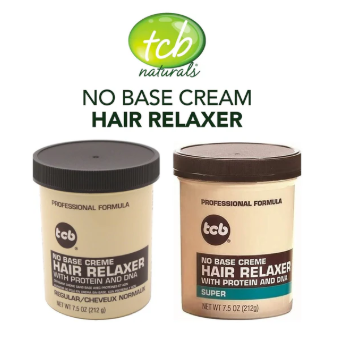 TCB – No Base Creme Hair Relaxer (Super) 7.5oz X2