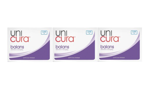 Unicura Balance Antibacterial Soap Tablet - 6 x 90 Gram Value Pack