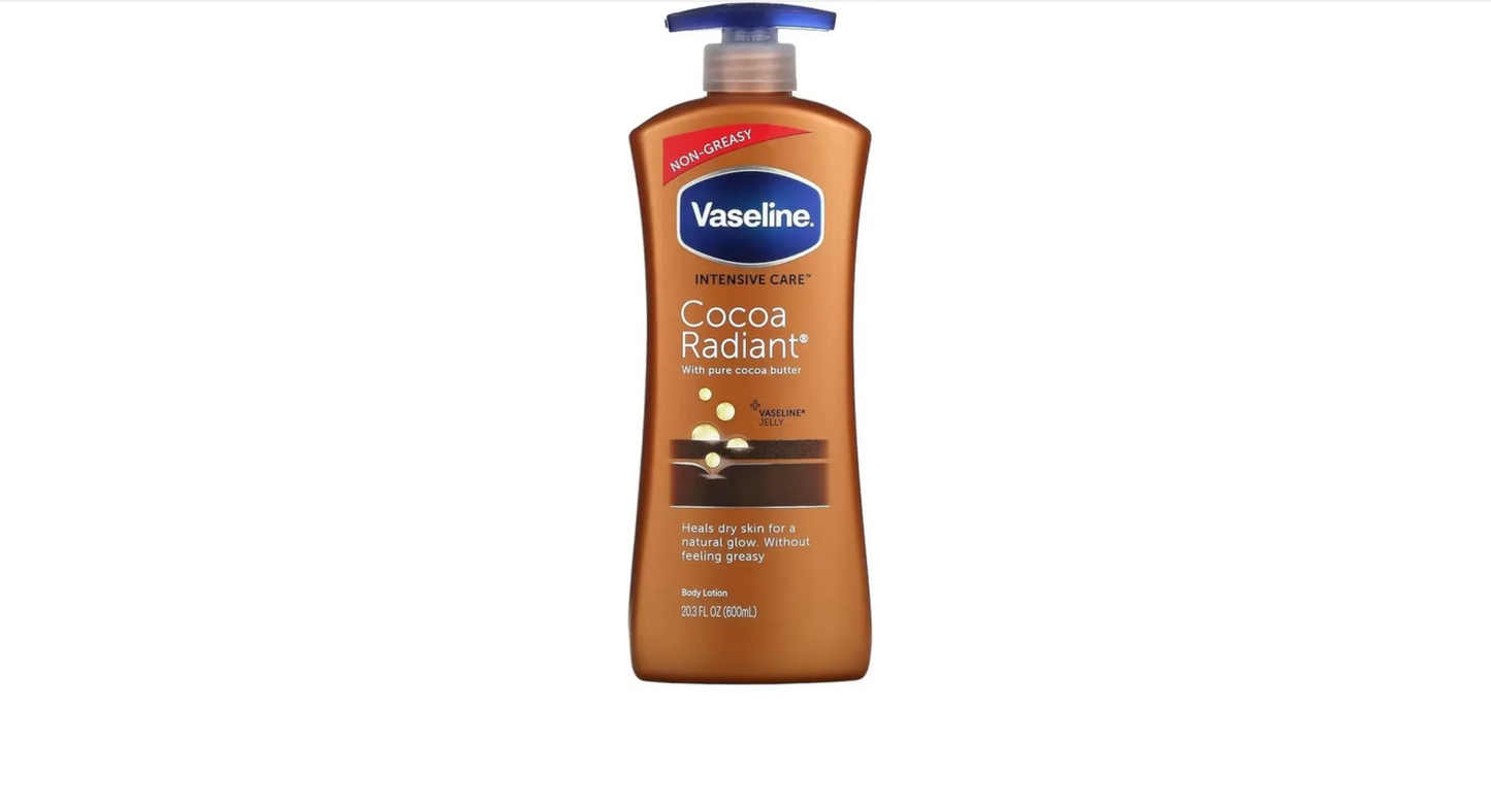 Vaseline Intensive Care Cocoa Radiant Body Lotion - 600 ml