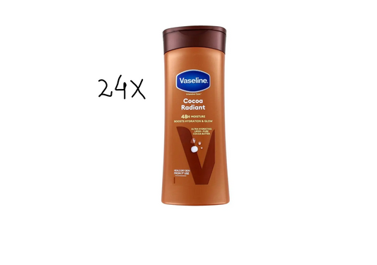 Vaseline Body Lotion - Cocoa 400 ml - Value pack 24 pieces
