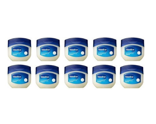 VASELINE Pure Petroleum Jelly Original - Extra Caring - Bulk Pack 10 x 50ml