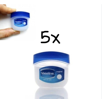 5x Vaseline Pure Petroleum Jelly Original 7g-Mini Petroleum Jelly