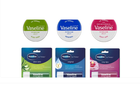 Vaseline Lip Therapy 2x 3 parts, Rosy Lips, Aloe Vera, original