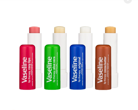 Vaseline lipstick Transparent Cream 4.8g Lip Therapy - 4x