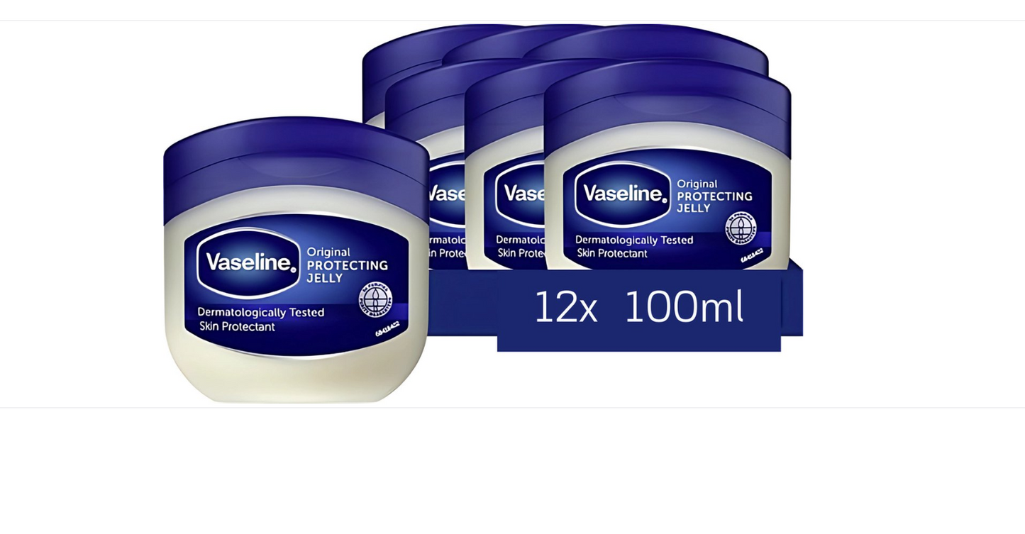 12x Vaseline Original Petroleum Jelly 100 ml