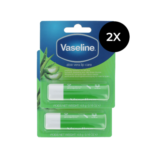 Vaseline Lip Therapy Duopack Lip Balm - Aloe Vera