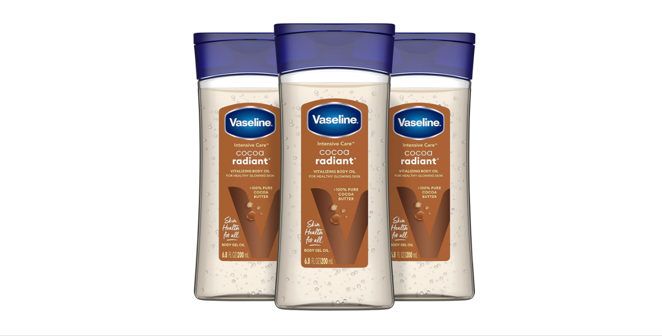 Vaseline Cocoa Radiant Oil Gel - 3 x 200ml