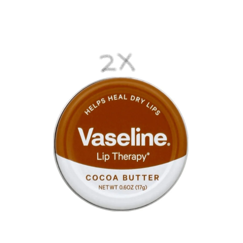 Vaseline Lip Therapy 2 Pieces Cocoa Butter