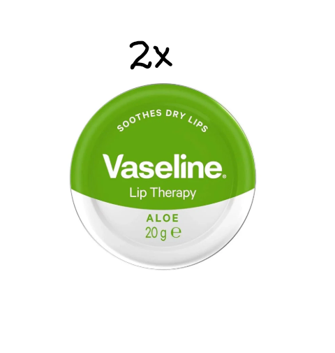 Vaseline Lip Therapy - Aloe Vera (2 Pieces) 20g