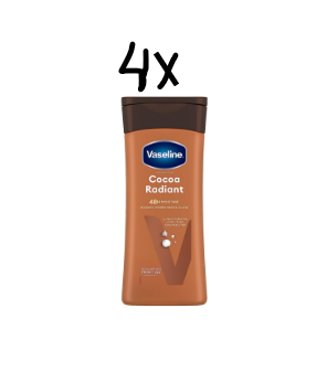 Vaseline Cocoa Radiant Body Lotion - 4 x 200 ml