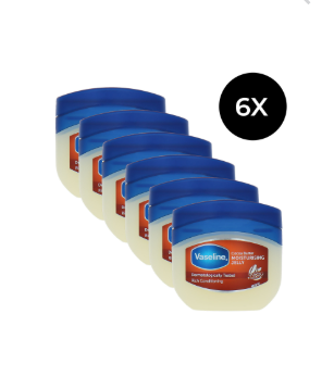 Vaseline Moisturizing Jelly Cocoa Butter - 6 x 50 ml