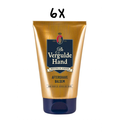6x Gilded Hand Aftershave Balm 100 ml
