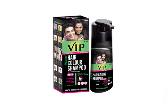 VIP - Hair Color - Shampoo - Black - 180 ml