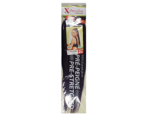 X-pression Ultra Braid braiding hair - Violet Synthetic hair