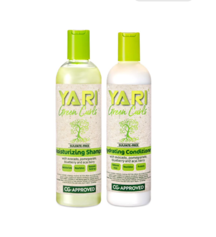 Yari Green curls shampoo 355ml and Conditioner 355ml set