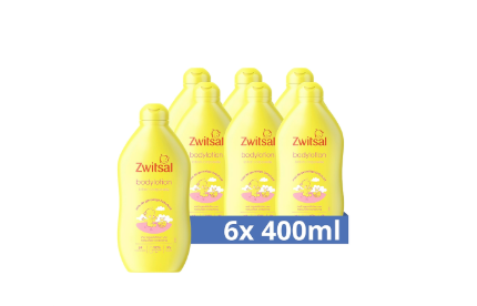 6x Zwitsal Body Lotion 400 ml