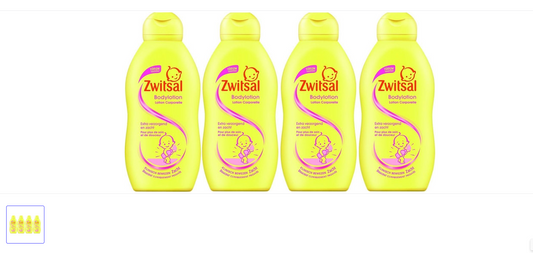 Zwitsal Baby Body Lotion 4 x 200 ml Value Pack