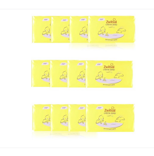 Zwitsal Baby Cream Soap - 12 x 90 gr - Value Pack