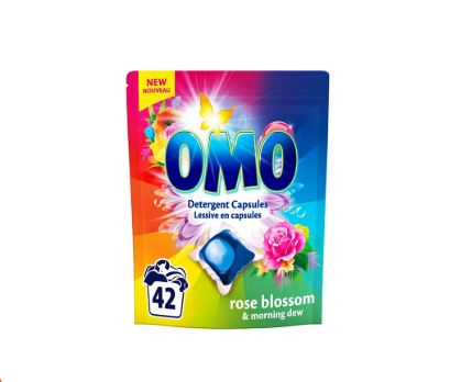 Omo Rose Blossom Laundry Capsules 42 washes