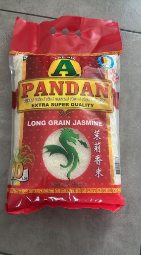 Pandan extra super quality AAA Long grain Jasmine rice 4.5Kg