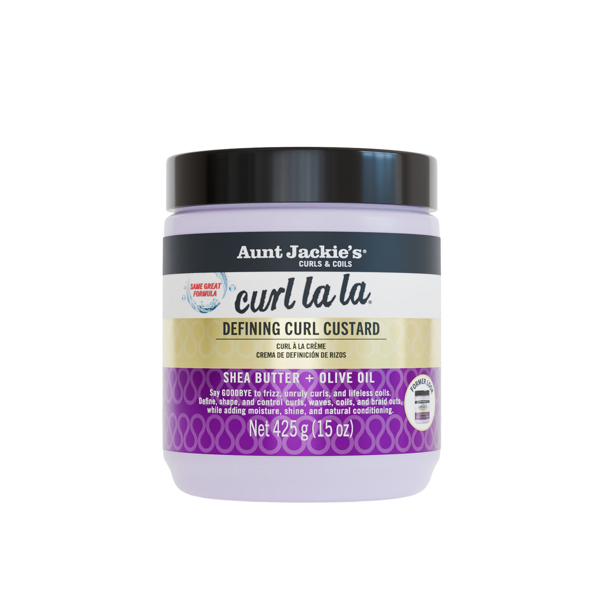 Aunt Jackies Curls & Coils Curl La La Defining Curl Custard 425 gr