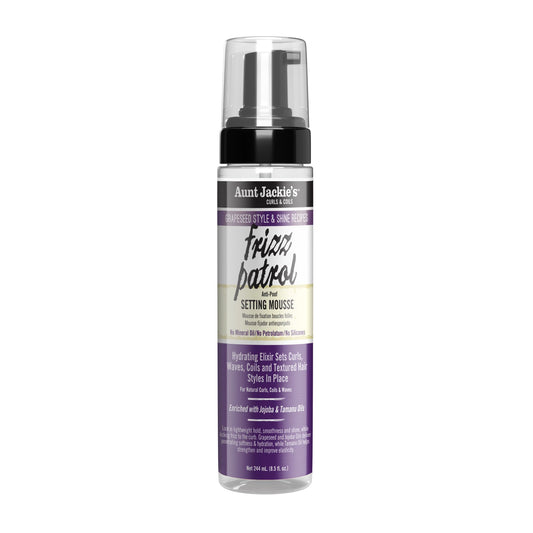 Aunt Jackie's Grapeseed Frizz Patrol Setting Mousse