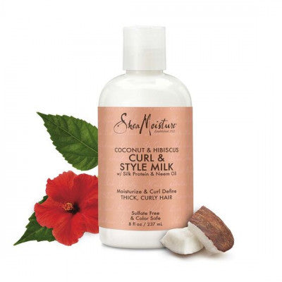 Shea Moisture - Coconut &amp; Hibiscus Curl and Style Milk (12oz)