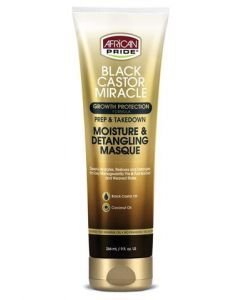 AFRICAN PRIDE - BLACK CASTOR MIRACLE - MOISTURE DETANGLING MASQUE 8OZ