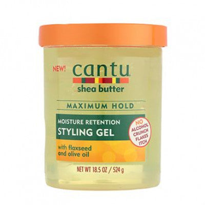 Cantu - Moisture Retention Styling Gel With Flaxseed And Olive Oil (18.5oz
