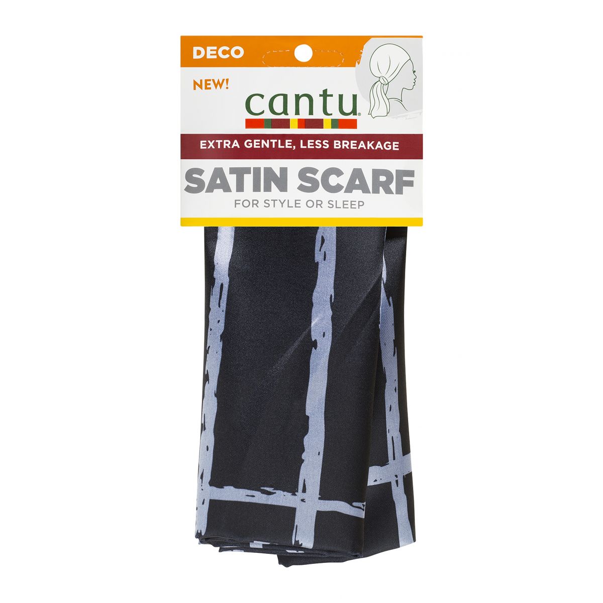 Cantu Satin Scarf for style or sleep (pattern) deco