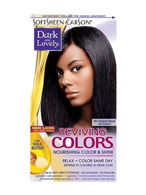 Dark & Lovely Reviving Hair Color #391 Radiant Black