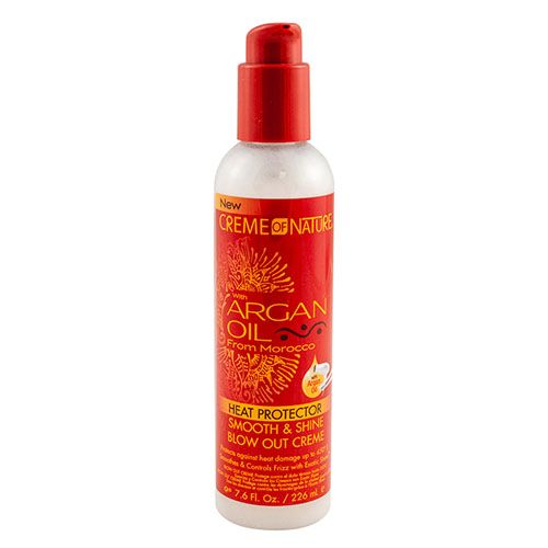 Creme of Nature Argan Oil Heat Protector Smooth & Shine Blow Out Creme 8.45oz