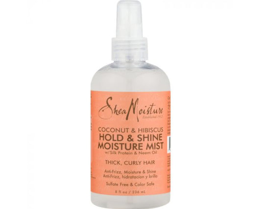 Shea Moisture Coconut &amp; Hibiscus Hold &amp; Shine Moisture styling Mist 8oz